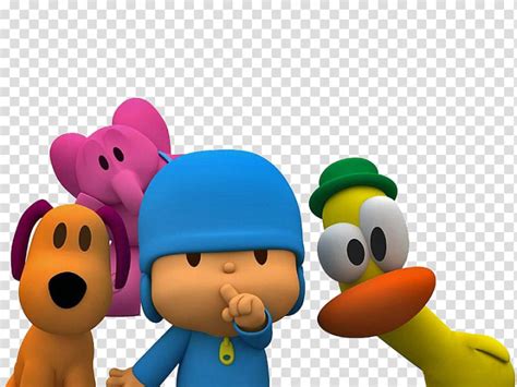 Four Pocoyo characters illustration, Desktop Cartoon , pocoyo ... - PNG - Free transparent image