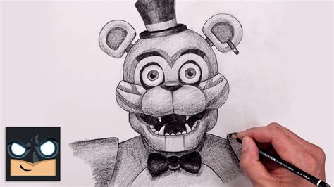 How To Draw Glamrock Freddy | FNAF Sketch Tutorial - YouTube