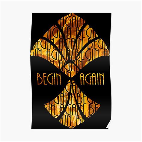 "Begin Again" Poster for Sale by Ekalexander | Redbubble