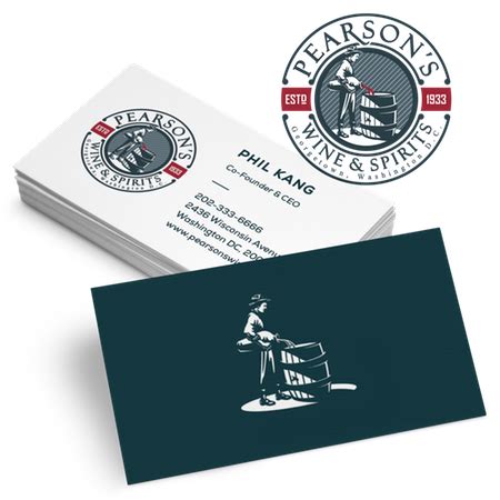 Logo & Business Card Design | 99designs | Business card logo design, Business card design, Cool ...