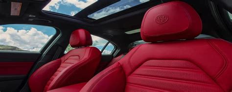 Explore the 2021 Alfa Romeo Giulia Interior | Genesis Alfa Romeo