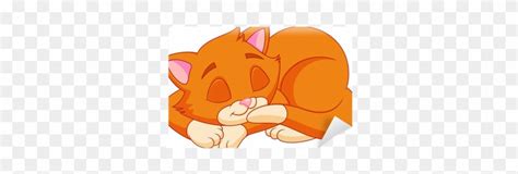 Sleeping Cat Cartoon Png / Hand Drawn Cartoon Sleeping Cat In The Free ...