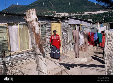 Woman at the Cape Flats Cape Town South Africa Africa Stock Photo - Alamy