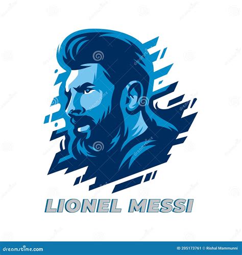 Digital Vector Art of Argentine Footballer Lionel Messi Editorial Photo ...