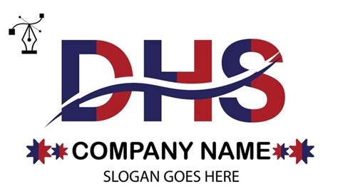 Premium Vector | DHS Letter Logo