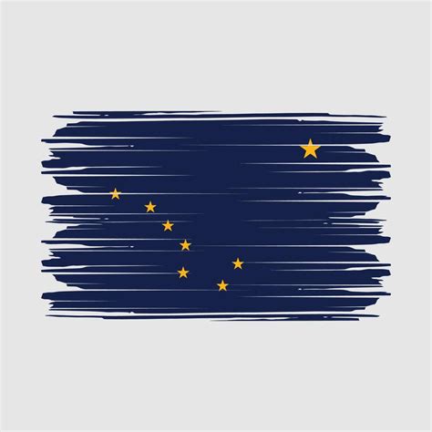 Alaska Flag Vector 20446390 Vector Art at Vecteezy