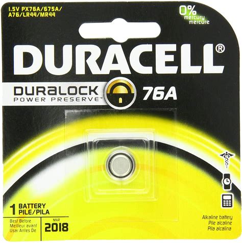 Duracell 76A Medical Battery 1.5 Volt Alkaline, 1 Count - Walmart.com