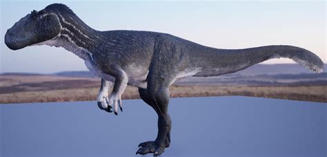 Yutyrannus default skin and size comparison : r/pathoftitans