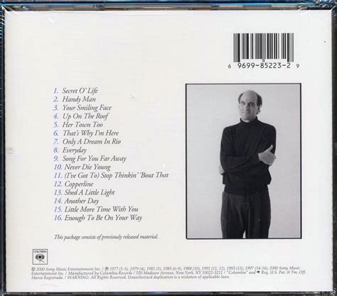 SEALED NEW CD James Taylor - Greatest Hits Volume 2 696998522329 | eBay