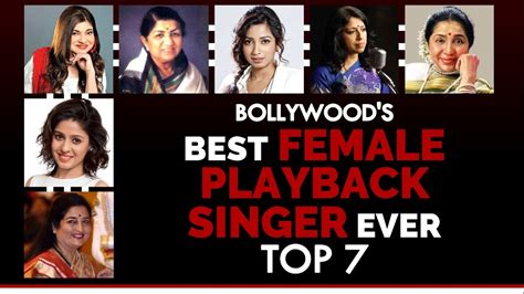 TOP 7 | Best Female Playback Singer Ever | Bollywood Rating - Bollywood Music