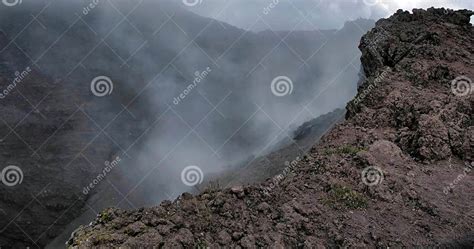 The Crater of Mount Vesuvius, (Naples, Campania, Italy) One of the Most Famous and Celebrated ...