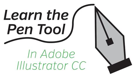 Adobe Illustrator CC - Pen Tool Tutorial - YouTube