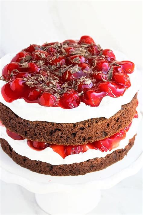 Easy Black Forest Cake {With Cake Mix} Recipes Using Cake Mix, Easy ...