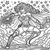 Wonder Woman coloring Page From DC Comics Download Or Print For Free sketch template