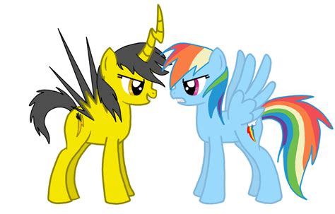 Rainbow Dash and Thunder Dash by Scarlet-theeHedgehog on DeviantArt