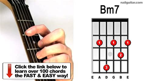 Bm7 - Play Guitar Chords Tutorial - YouTube