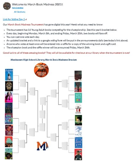 March Book Madness 2021: The Digital Version | AASL Knowledge Quest