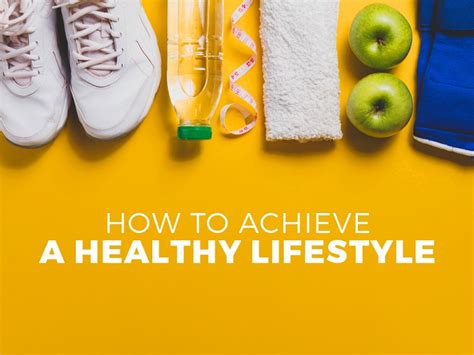 How to achieve a healthy lifestyle - Cybearsonic