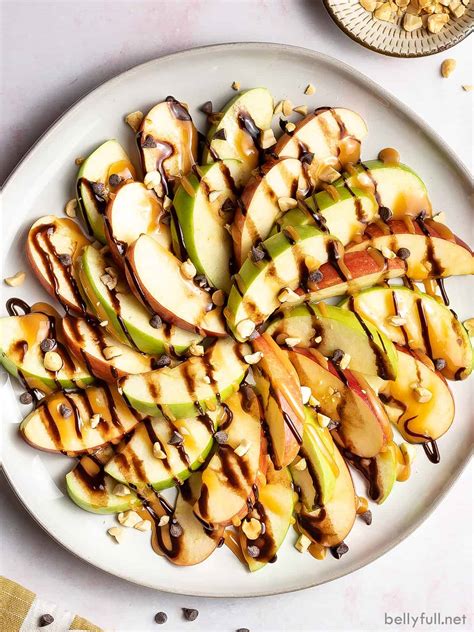 Caramel Apple Nachos Recipe - Belly Full