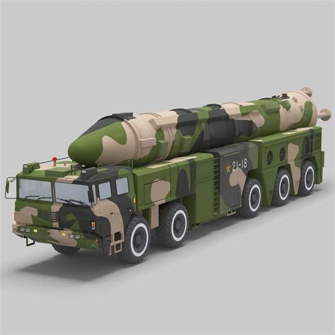 Chinese df-21 missile 3D - TurboSquid 1168845