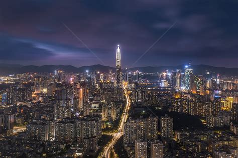 Shenzhen Colorful Night View Picture And HD Photos | Free Download On ...