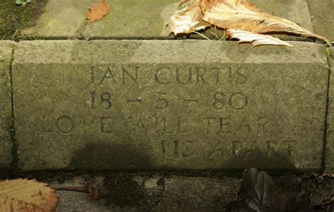 The grave of late Joy Division frontman Ian Curtis has been vandalised