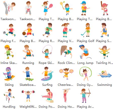 Sports Clipart For Kids