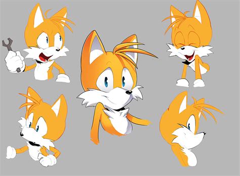 ArtStation - Tails Expression Sheet