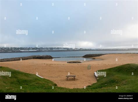 Nautholsvik Geothermal Beach in Reykjavik, Iceland Stock Photo - Alamy