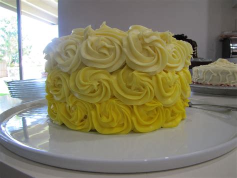 Ombré swirl Italian cream cake with lemon curd and cream cheese frosting Italian Cream Cakes ...