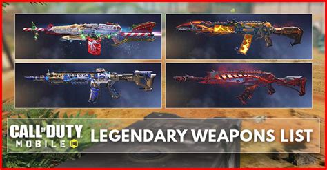 Legendary Weapons | COD Mobile - zilliongamer