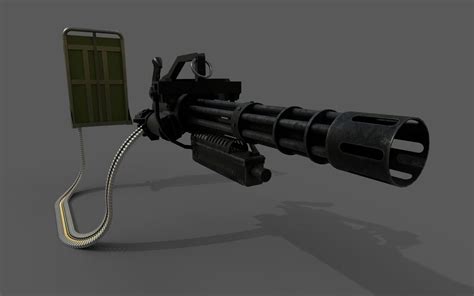 Denis Galayko - MINIGUN M134 with ammunition backpack