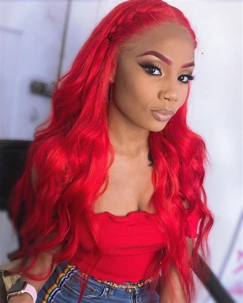 Quality Wigs & Frontals on Instagram: “Little Red ️ @boldholdlacewigtape 💪🏽 #Assassinated ⚔️ ...