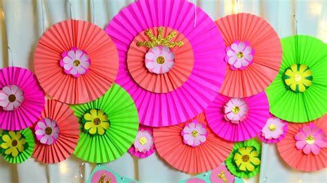 Paper Fan Birthday Decor Birthday Decorations, Birthday Decoration ...