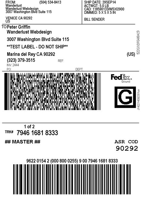 Print FedEx Shipping Labels - WooCommerce Plugin