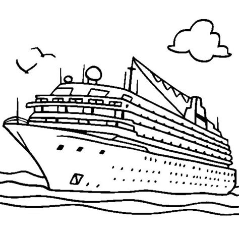 Free Printable Coloring Pages Of A Cruise Ships