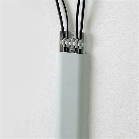 Wall Mount Self-adhesive Cable Cover Protector Wire Management Cord Organizer Holder Hide ...