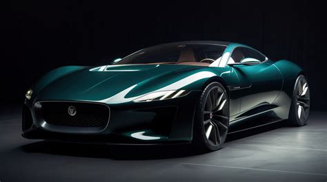 Jaguar The Concept Car In A Dark Room Backgrounds | JPG Free Download ...