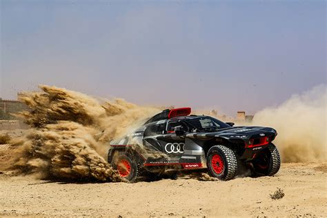 Audi Dakar team heads to Morocco to test out the mighty RS Q e-tron