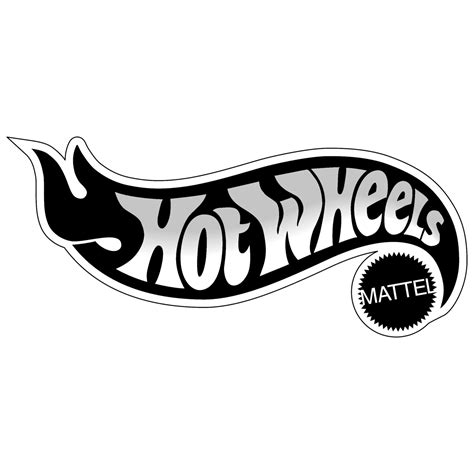 Hot Wheels Logo Black and White (1) – Brands Logos