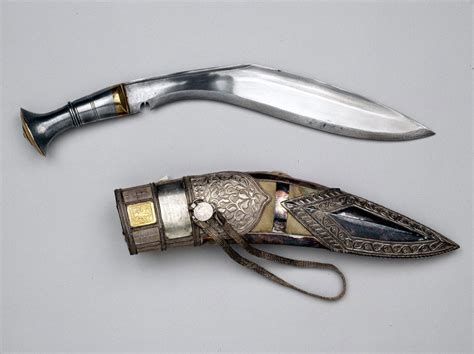 Kukri with scabbard, sharpener and small knife, 1945 | Online Collection | National Army Museum ...