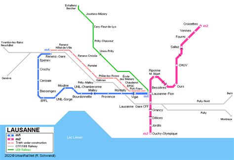 UrbanRail.Net > Europe > Switzerland > LAUSANNE Métro