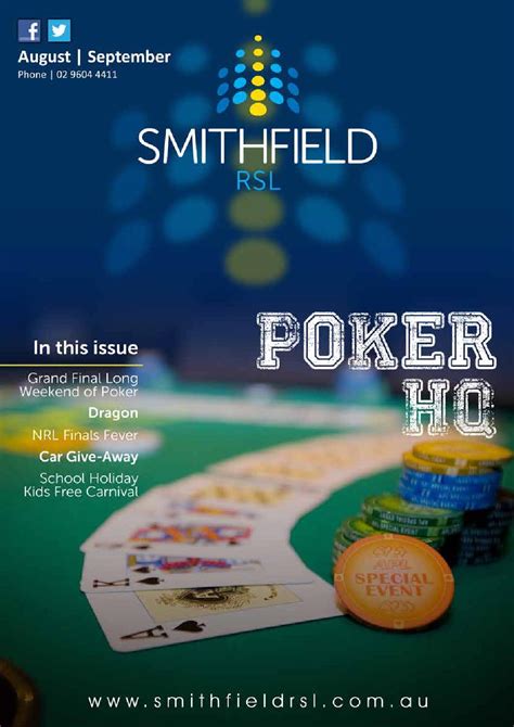 Smithfield RSL August/September Club Magazine by Smithfield RSL - Issuu