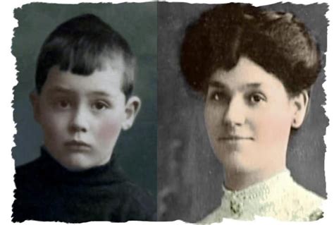 Arcihbald Leach and his mother,Elsie Maria Leach. He came home from school one day and his ...