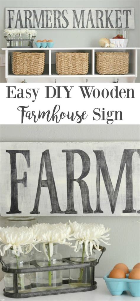 Easy DIY Wooden Farmhouse Sign - Houston Mommy and Lifestyle Blogger | Moms Without Answers