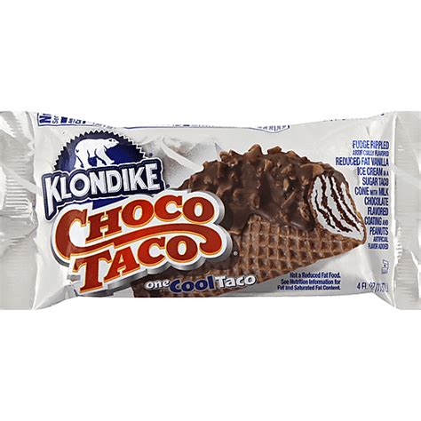 Klondike KLONDIKE CHOCO TACO FUDGE 4 OZ | Non-Dairy Ice Cream ...