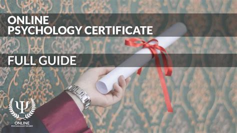 Online Psychology Courses with Certificates - Full Guide 2022 - OPD.com