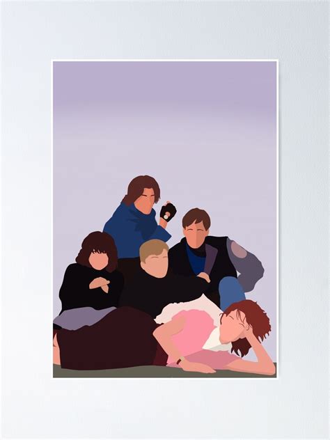 "The breakfast club " Poster for Sale by PercyStPrints | Redbubble