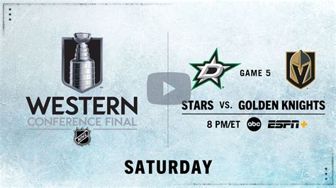 2023 Stanley Cup Western Conference Final Continues Saturday in a ...