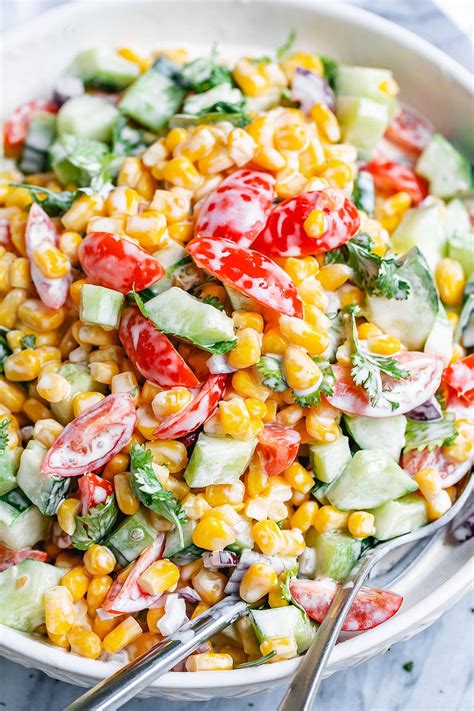 Creamy Corn Salad | Corn salad recipes, Sweet corn salad recipe, Best corn salad recipe